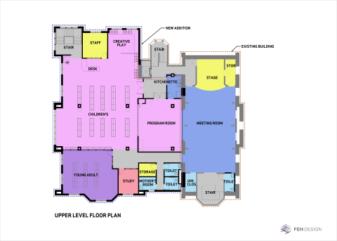 Upper level of proposed expansion