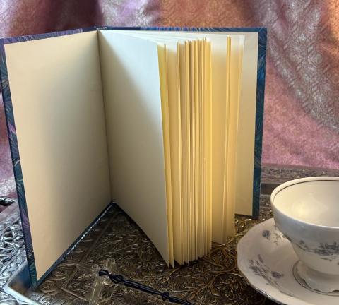 Photo of a completed journal