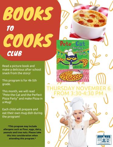 Books to Cooks Club