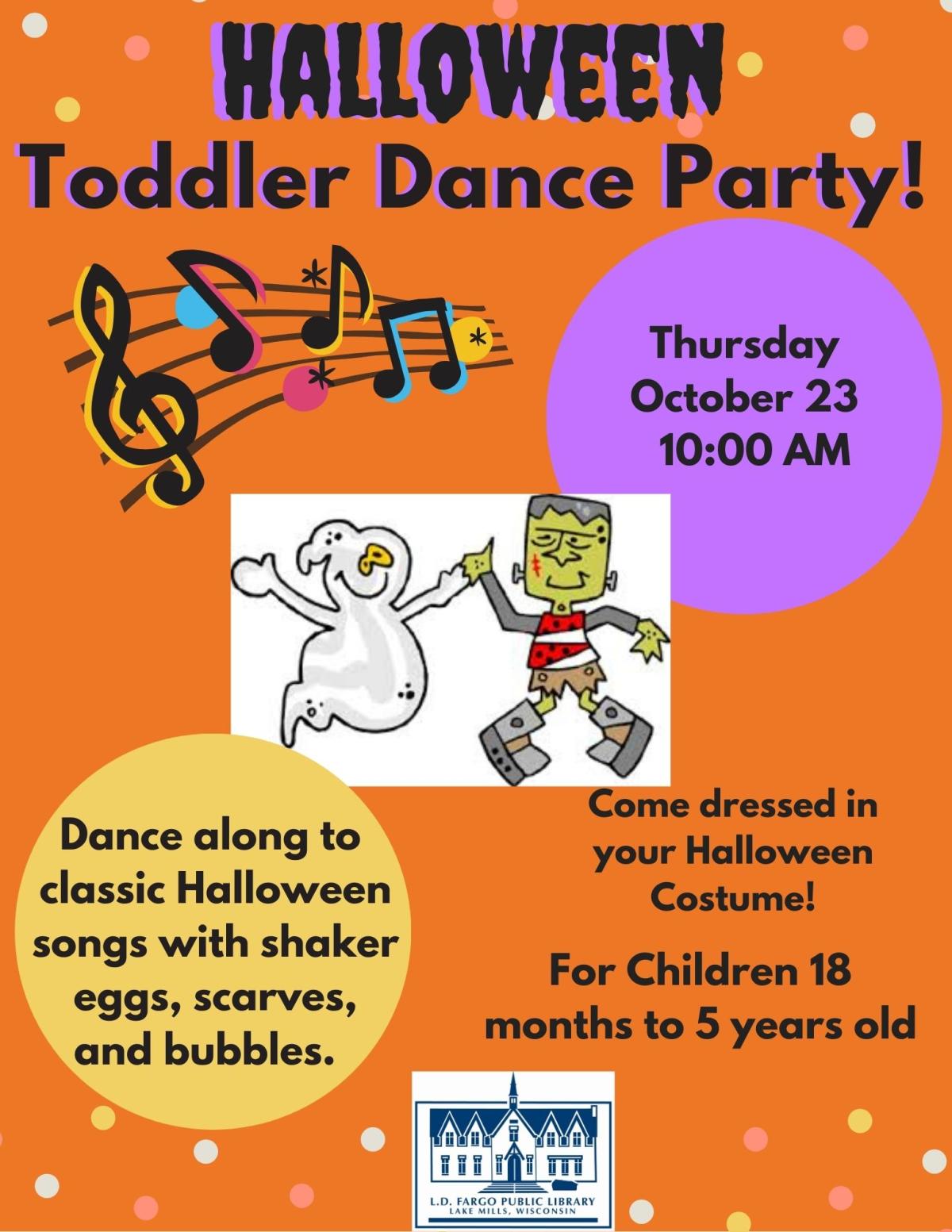 Halloween Toddler Dance Party